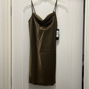 Olive Green Dress